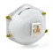 Scotch 3M N95 Paint Sanding Cup Disposable Respirator Pro-Series Valved White One Size Fits All 1 pc 8511PA1-A-PS - alternate 3